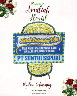 Papan Bunga Duka di Banggai Tengah