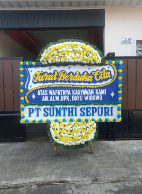 Papan Bunga Duka di Banggai Tengah
